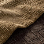 MIULEE Chenille Textured Fall Throw Pillow Covers Bronze 18x18 Set of 2 | - Image 2