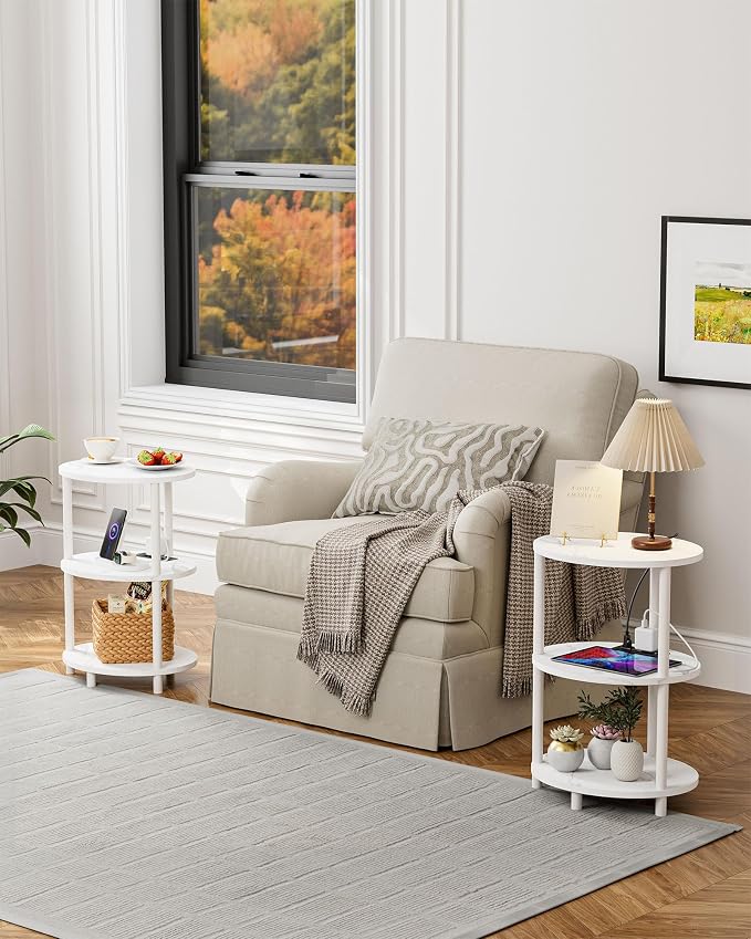 Small Round Side Table - Image 8