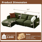 L Shaped Modular Sectional Couch - Image 2