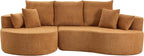 106'' Sectional Curved Sofa Sponge Couch - Image 7