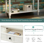Merax Wood Sofa Table Console Table, Entryway Table Traditional Design - Image 7