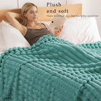 Exclusivo Mezcla Striped King Size Fleece Blanket - Image 2