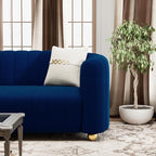 KEAI 83.46" Velvet Couch for Living Room Large Modern Sofa - Image 5