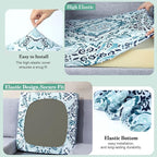 8Pcs Patio Cushion Covers Stretch Outdoor Furniture Protector Slipcovers | - Image 4