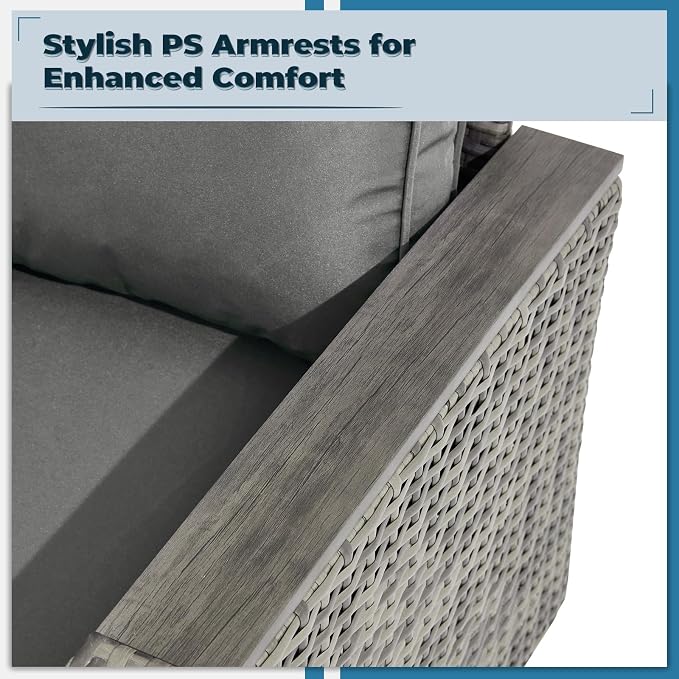 5 Pieces Outdoor Furniture Set - Image 7
