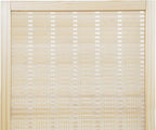 Roundhill Furniture Inkwell 4-Panel Bamboo Room Divider, Folding Portable - Image 6