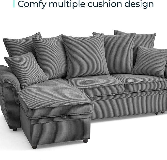 LINSY HOME Sectional Loveseat Sofa - Image 6