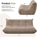 Bean Bag Chairs for Adults Giant Bean Bag Chair Memory Foam BeanBag Chair Bean - Image 2