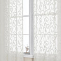 Furman Ivory Sheer Curtains 90 inches Long by OWENIE