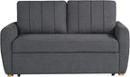 Serta Galway 66.5" Convertible Sleeper Loveseat, Full Size, Dreamcoil Comfort - Image 3