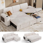 Vipbear 86" Modular Sectional Sleeper Sofa by VipbearLiving