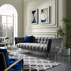 Modway Adept Contemporary Mid-Century Modern Performance Velvet Upholstered by Modway