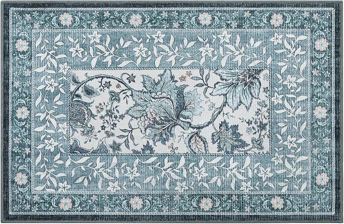 GarveeHome Mist Blue 2x3 Door Mat Indoor Rugs - Image 5