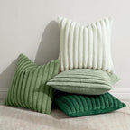 MIULEE Faux Fur Plush Decorative Throw Pillow Covers 18x18, Soft Modern Cozy - Image 3