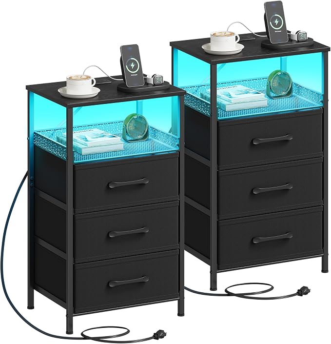 JARHETUN Night Stand Set 2 by JARHETUN