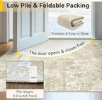 RELEANY Washable 9'x12' Abstract Area Rug - Image 7