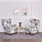 KRFOONN Wingback Chair Covers Slipcovers 2 Piece Stretch Wing Chair Covers - Image 7