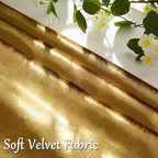 GIGIZAZA Gold Velvet Pillow Covers 18x18 Decorative Pillows Pack of 2 | Throw - Image 3