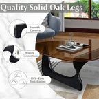 Coffee Tables for Living Room, Small Oval Center Table - Image 6