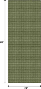KOZYFLY Woven 2x5 Entry Runner Rug, Washable Runners - Image 2