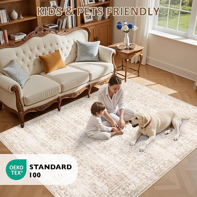 10x14 Area Rugs Living Room: Washable Rug - Image 8