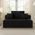 Luxanimarion 58'' Cloud Loveseat Sofa, Deep Seat Boneless Small Couches by Luxanimarion
