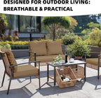 8Pcs Outdoor Cushion Covers, Elastic Patio Cushion Covers | Washable, - Image 4
