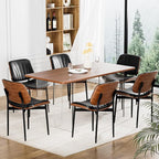 YaFiti Dining Chairs Set of 6, Dining Room and Kitchen Chairs, Mid Century - Image 3