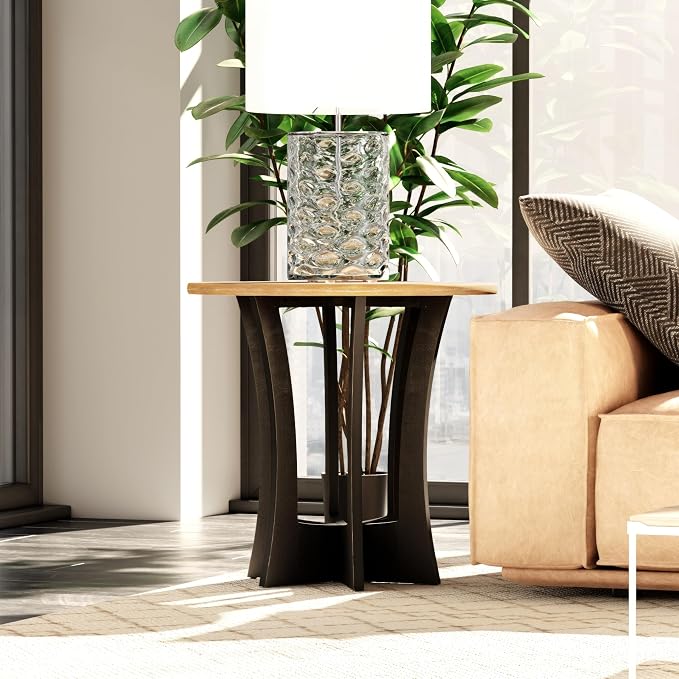 COZAYH Farmhouse Round End Table X 2P - Image 9