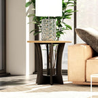COZAYH Farmhouse Round End Table - Image 8