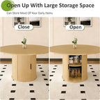 Wildhome Extendable Round Dining Table - Image 7