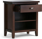 SIMPLIHOME Artisan Solid Wood 24 inch Wide Transitional-Style Bedside - Image 3