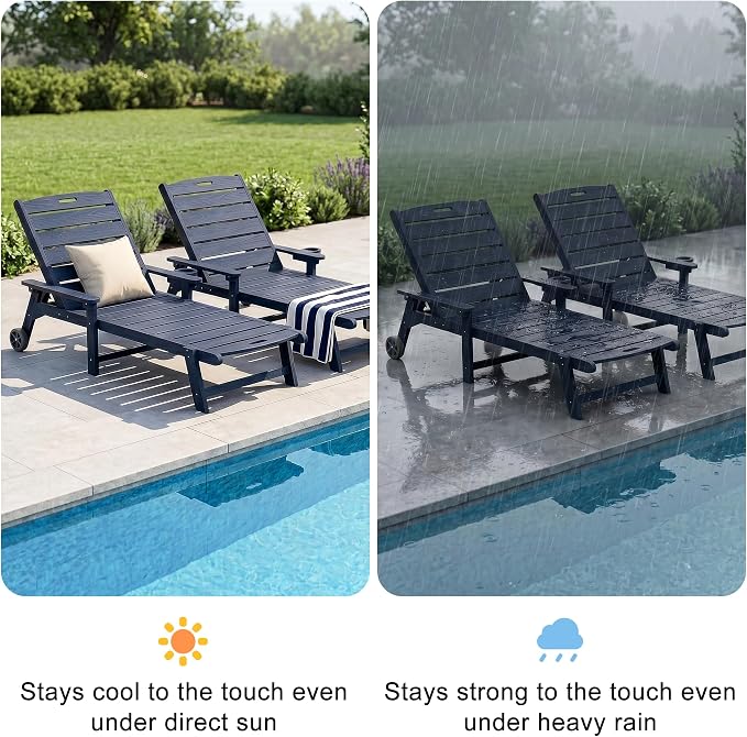 Outdoor Lounge Chair Set of 2 - Image 7