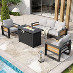 Aoxun Aluminum Patio Furniture Set - Image 9