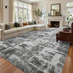 8x10 Extra Large Grey Fluffy Soft Area Rug Non-Slip by ModernHomeDecor