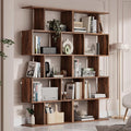 Cozy Castle Set of 2 Geometric Bookcase, S-Shaped Modern Bookshelf, Room by CozyCastle