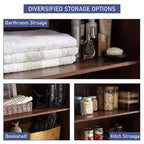 JXQTLINGMU Farmhouse Kitchen Pantry Cabinet - Image 9
