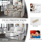 100% Waterproof Sectional Recliner Couch Covers - Image 5