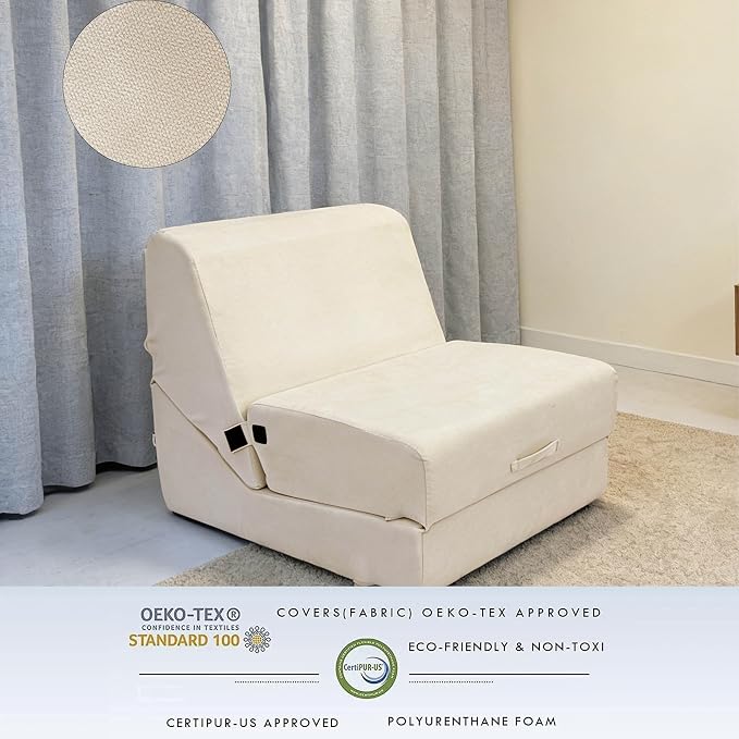jela Luxury Indoor Chaise Lounge, Foldable Sofa Bed Chair - Image 6