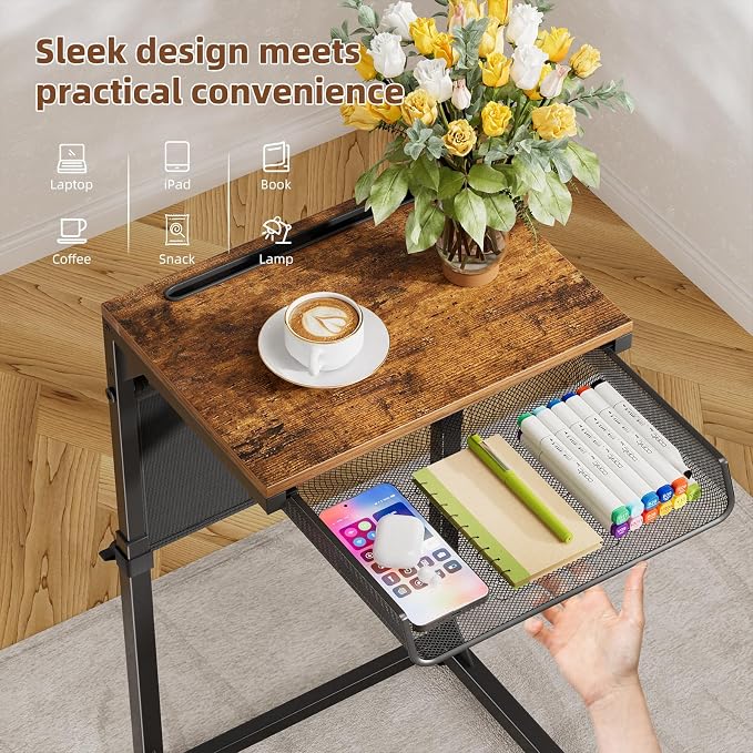Simple Trending Side Table, C Shaped End Table - Image 5