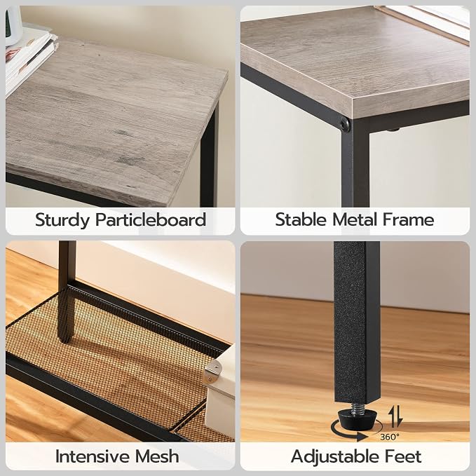 HOOBRO 29.5" Narrow Console Table, Small Entryway Table - Image 7