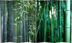 Red Lantern 6 ft. Tall Double Sided Bamboo Tree Canvas Room Divider 4 Panel 4 by RedLantern