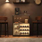 Takywep Wine Bar Cabinet, Coffee Bar Cabinet - Image 2