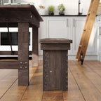 Flash Furniture HERCULES 40" x 12" Folding Farm Bench, Solid Pine Entryway - Image 6