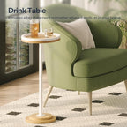 HOOBRO Small Round Side Table, Drink Table, Coffee Martini Table - Image 5