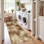 RELEANY Washable Runner 2'x10' Abstract Area Rug - Image 3