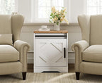 WAMPAT End Table, Pedestal Side Table - Image 9