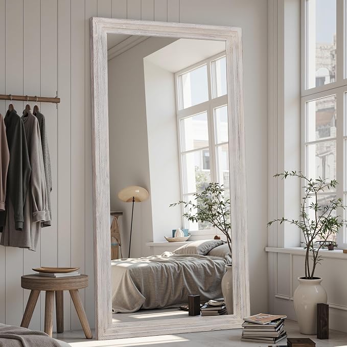 Full Length Mirror, Oversized Stand Up Mirrors Large Wall Mirrors, Wall Mounted - Image 3