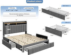 EnHomee Full Size Bed Frame - Image 2