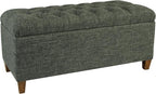 Homepop Home Decor Tufted Ainsley Button Storage Ottoman Bench - Image 9